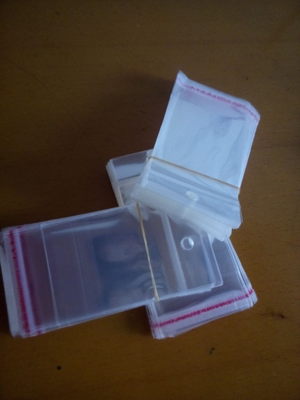2000pcs 6*12cm 포장 봉투를위한 명확한 OPP 부대 자기 접착 물개 투명한 비닐 봉투 보석 또는 선물 Sacola 플라스틱 Bolsa
